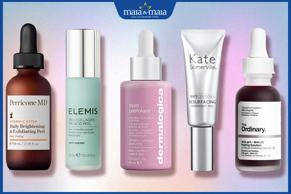 những hóa chất được dùng để lột da