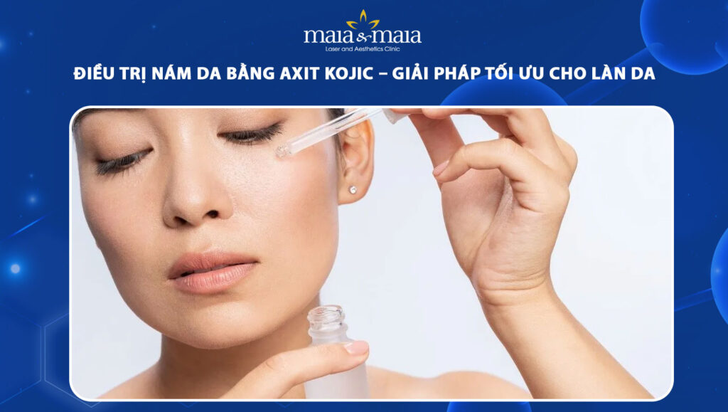 trị nám da bằng axit kojic
