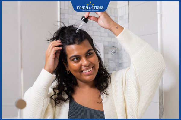 ủ tóc bằng dầu argan