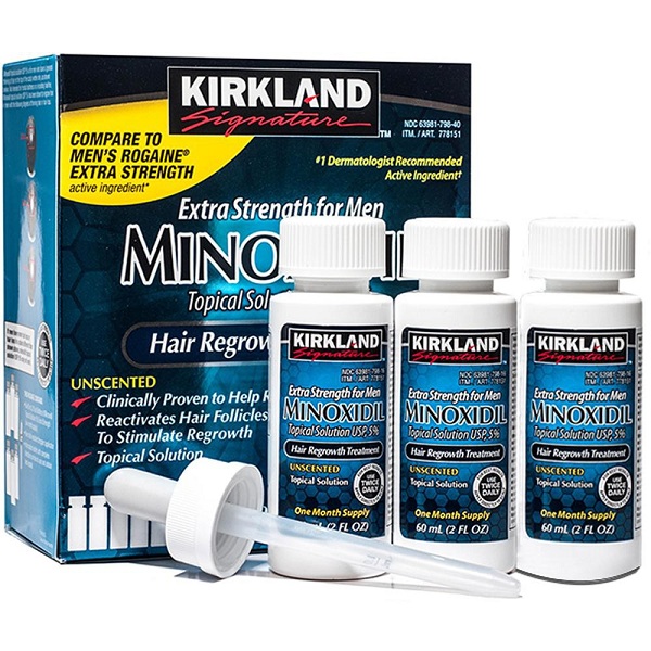 Sử dụng Minoxidil điều trị rụng tóc có công dụng và tác dụng phụ gì?
