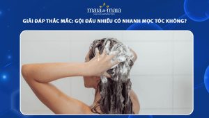 gội đầu nhiều có nhanh mọc tóc không