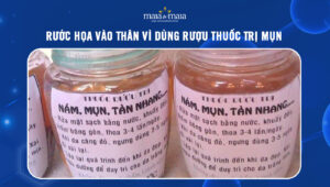 rượu thuốc trị mụn