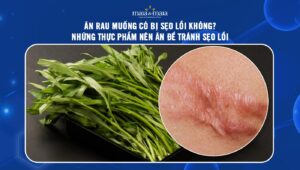 ăn rau muống có bị sẹo lồi không