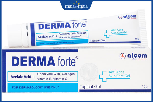 Mụn trứng cá ở má: Gợi ý cách điều trị và phòng ngừa 5 kem trị mụn Derma Forte