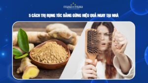 trị rụng tóc bằng gừng