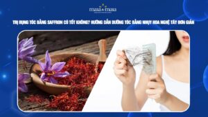 trị rụng tóc bằng saffron