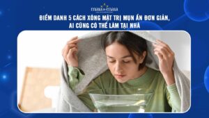 xông mặt trị mụn ẩn