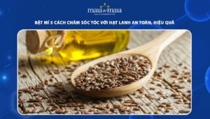 chăm sóc tóc với hạt lanh