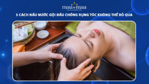 nấu nước gội đầu chống rụng tóc