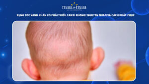 rụng tóc vành khăn có phải thiếu canxi