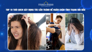 thói quen gây rụng tóc