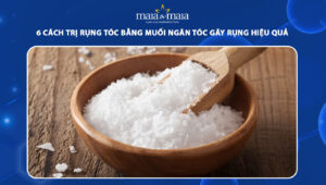 trị rụng tóc bằng muối