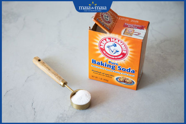 baking soda tẩy mụn thịt