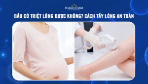 bầu có triệt lông được không