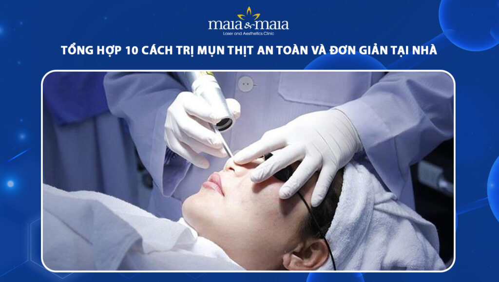 cách trị mụn thịt