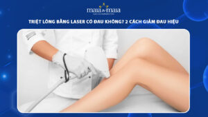 triệt lông bằng laser có đau không