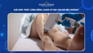 triệt lông bằng laser có hại cho bà bầu không