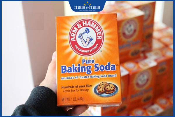 baking soda chữa mụn đầu đen