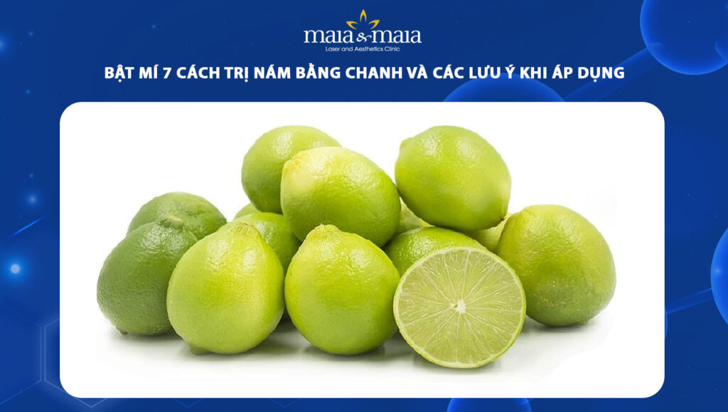 cách trị nám bằng chanh