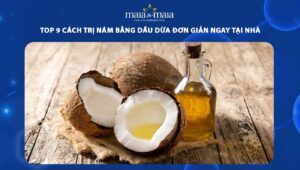 cách trị nám bằng dầu dừa