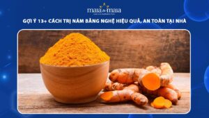 cách trị nám bằng nghệ