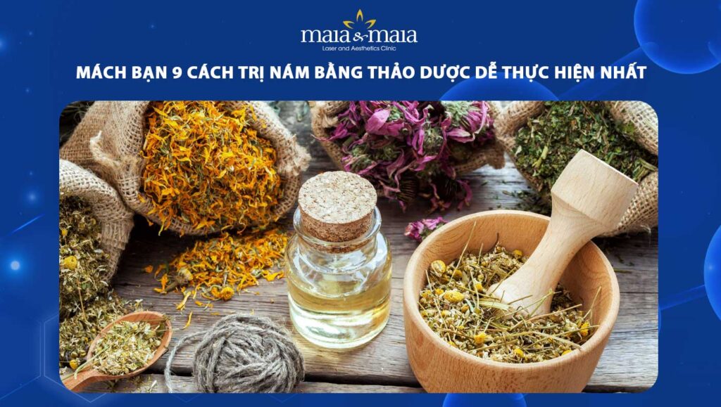 cách trị nám bằng thảo dược