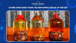 dùng rượu thuốc trị nám