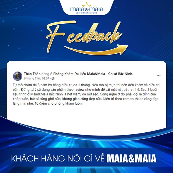 review fb mụn bắc ninh