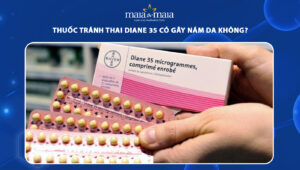 thuốc tránh thai diane 35 có gây nám da không