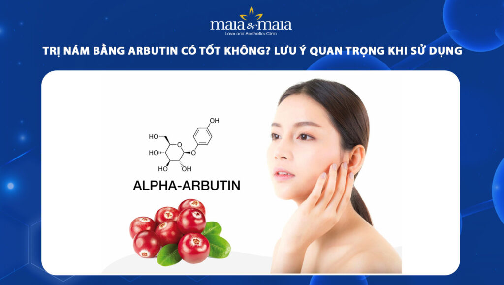 trị nám bằng arbutin