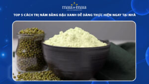 trị nám bằng đậu xanh