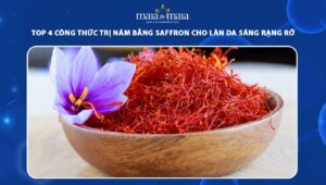 trị nám bằng saffron