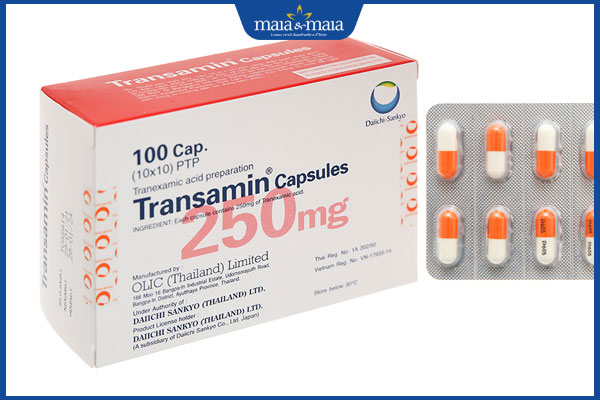 uống Tranexamic Acid trị nám