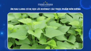 ăn rau lang có bị sẹo lồi không