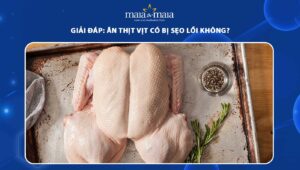 ăn thịt vịt có bị sẹo lồi không