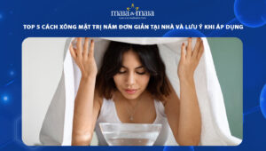 cách xông mặt trị nám