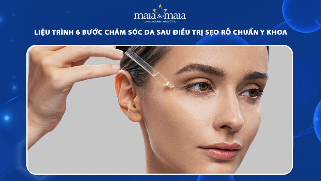 chăm sóc da sau điều trị sẹo rỗ