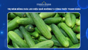 trị nám bằng dưa leo