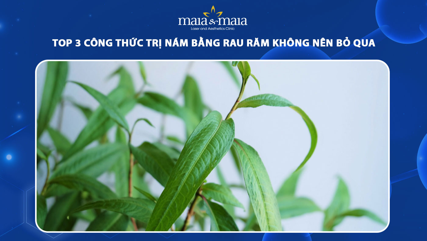 Tổng hợp 3 công thức trị nám bằng rau răm không nên bỏ qua