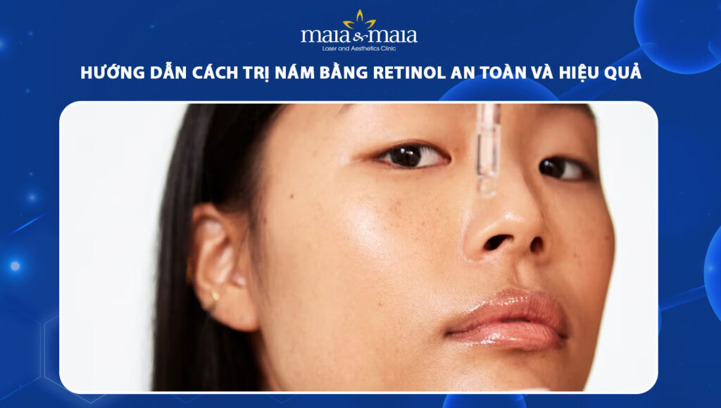 trị nám bằng retinol