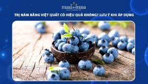 trị nám bằng việt quất