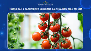 trị sẹo lõm bằng cà chua