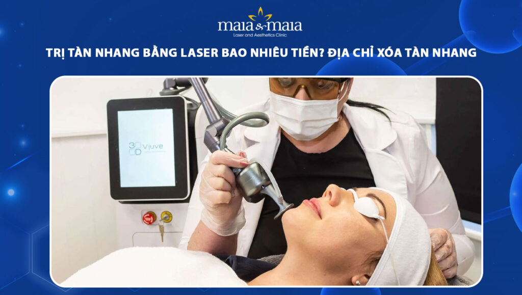 trị tàn nhang bằng laser bao nhiêu tiền