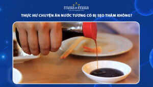 ăn nước tương có bị sẹo thâm không
