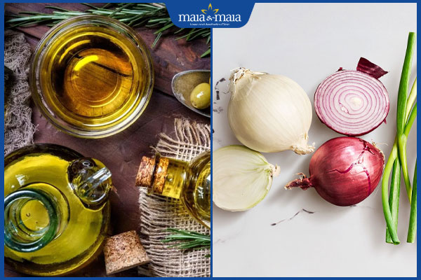 6 cách trị sẹo bằng dầu oliu thực hiện đơn giản tại nhà 3 dầu oliu và hành tây