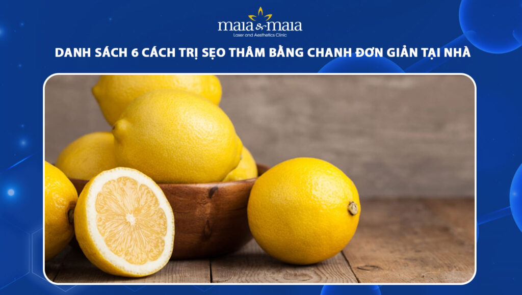 trị sẹo thâm bằng chanh