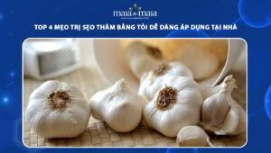 trị sẹo thâm bằng tỏi