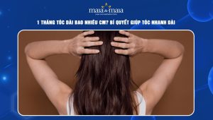 1 tháng tóc dài bao nhiêu cm