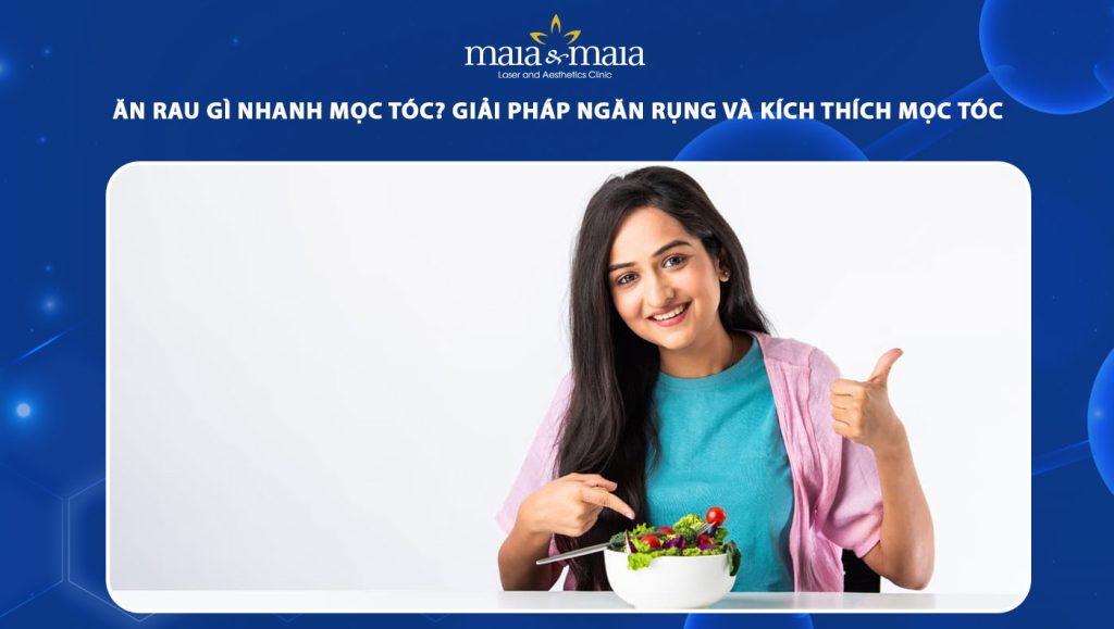 ăn rau gì nhanh mọc tóc