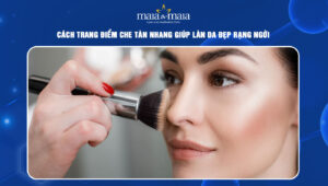 cách trang điểm che tàn nhang